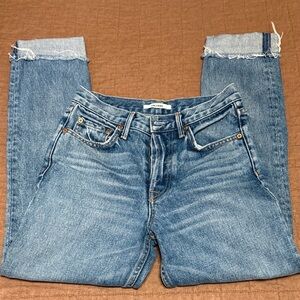 GRLFRND Straight Leg Blue Jeans